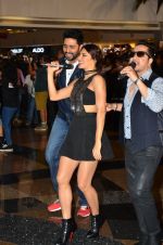 Jacqueline Fernandez, Abhishek Bachchan, Mika Singh at the Launch of the song Taang Uthake from the film Housefull 3 on 6th May 2016